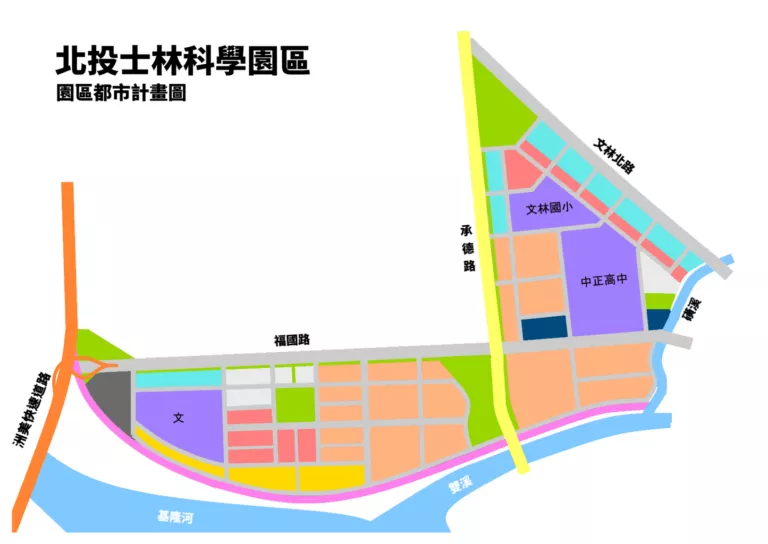 北投士林科技園區都市計畫圖