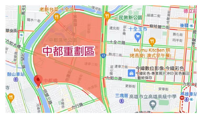 中都重劃區地理位置
