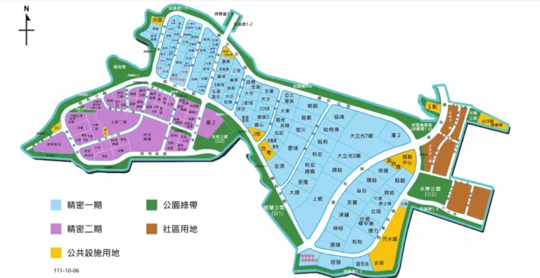 精密科學園區廠商位置圖