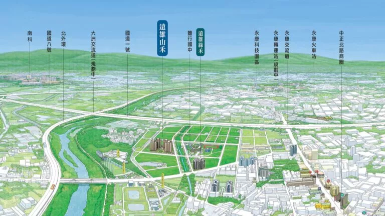 位於鹽行國中重劃區的「遠雄山禾」有38坪、42坪大尺度規劃