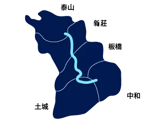 泰山板橋輕軌區域圖